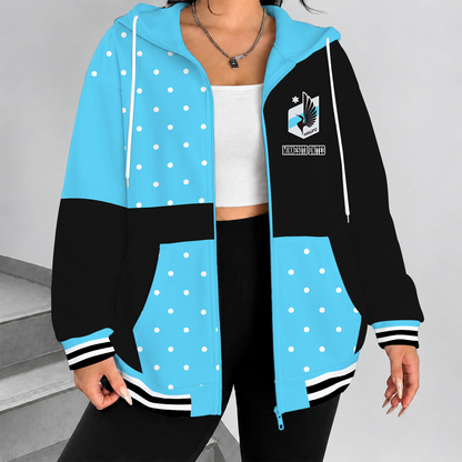 [FAN EXCLUSIVE] NEW CUSTOMIZED MLS22 MUF MINNESOTA UNITED FC ZIP HOODIE