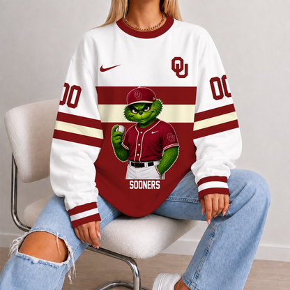 [FAN FAVORITE] NEW CUSTOMIZED NCAA CWS22 OUS OKLAHOMA SOONERS UNISEX SWEATSHIRT