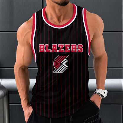 [HOT DEAL] NEW CUSTOMIZED NBA22 PTB PORTLAND TRAIL BLAZERS UNISEX TANK TOP