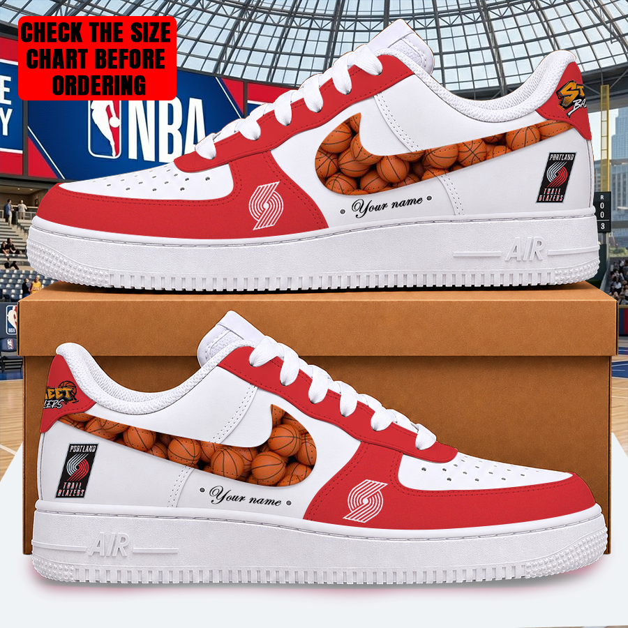 [HOT DEAL] NEW CUSTOMIZED NBA22 PTB PORTLAND TRAIL BLAZERS AF1 SHOES