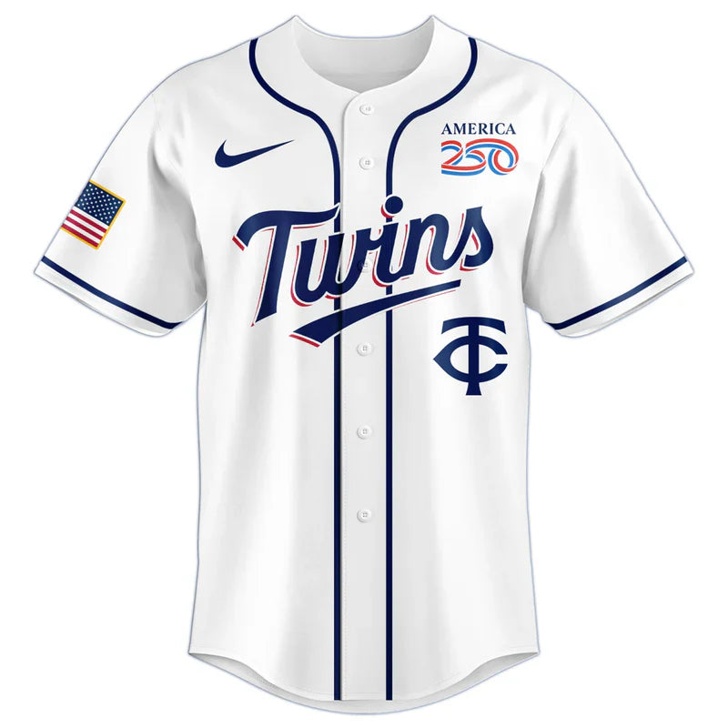 [FLASH SALE] NEW CUSTOMIZED MLB22 MTS MINNESOTA TWINS BASEBALL JERSEY