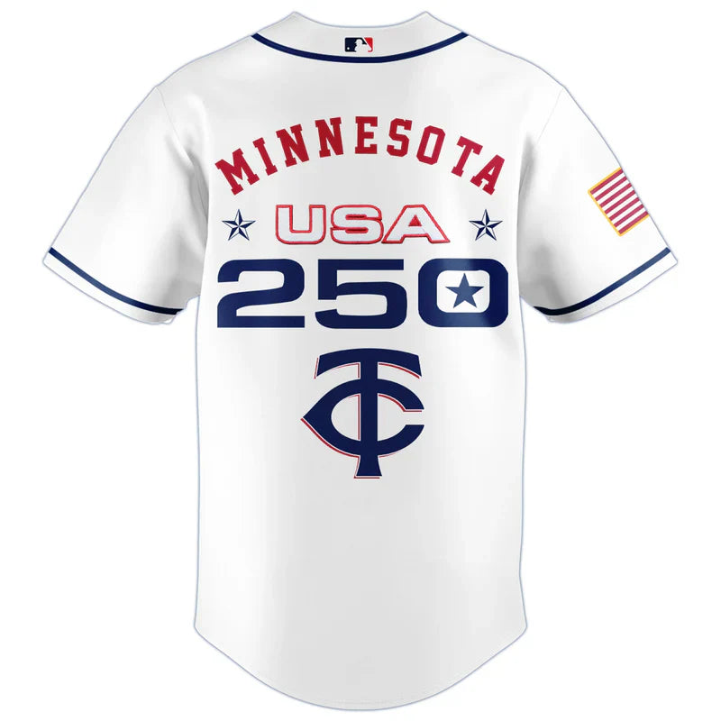[FLASH SALE] NEW CUSTOMIZED MLB22 MTS MINNESOTA TWINS BASEBALL JERSEY
