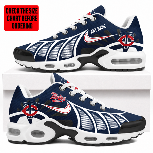 [FLASH SALE] NEW CUSTOMIZED MLB22 MTS MINNESOTA TWINS AIR MAX PLUS SNEAKERS