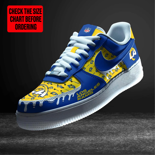[SPECIAL OFFER] NEW CUSTOMIZED NFL22 LAR LOS ANGELES RAMS AF1 SHOES