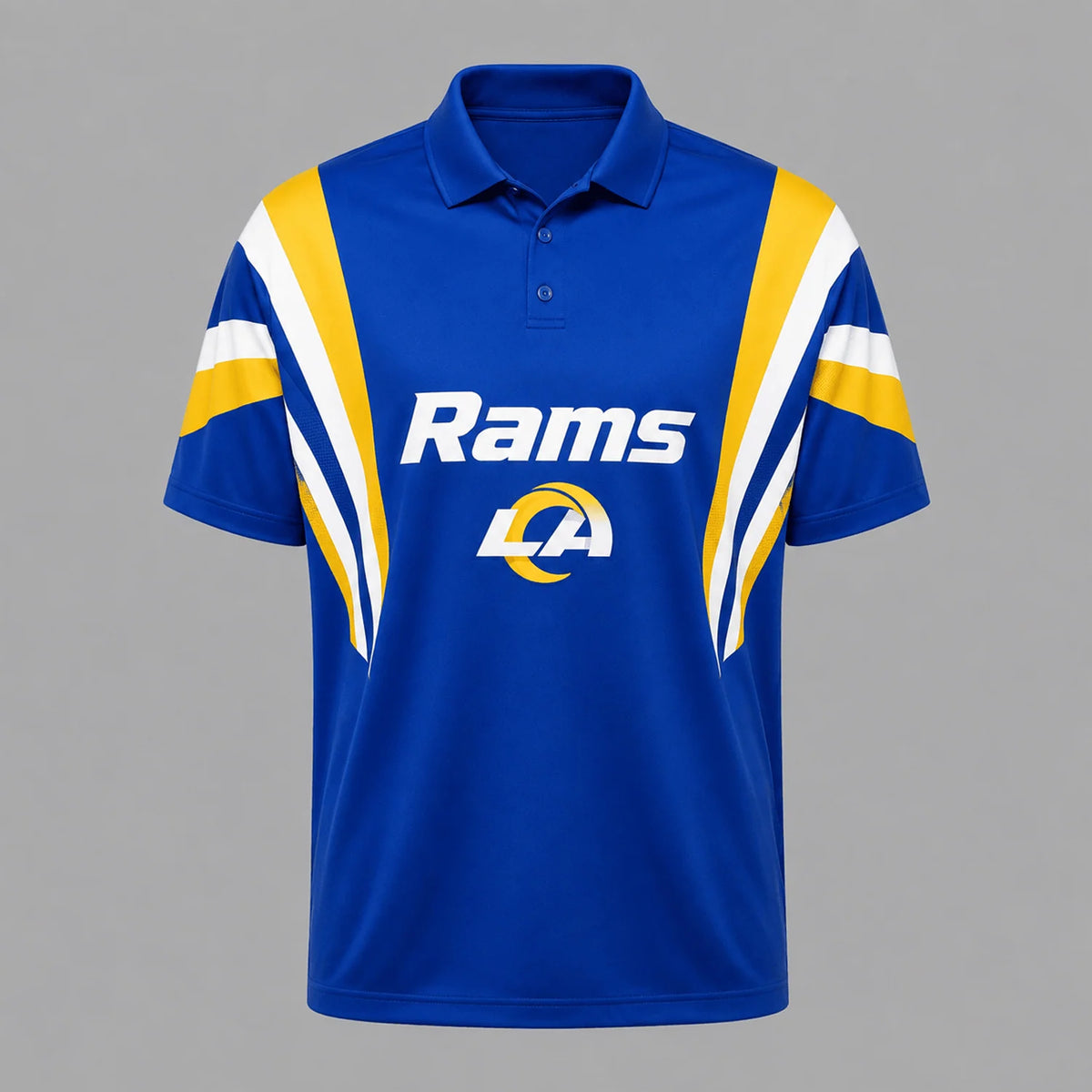 [SPECIAL OFFER] NEW CUSTOMIZED NFL22 LAR LOS ANGELES RAMS POLO SHIRT