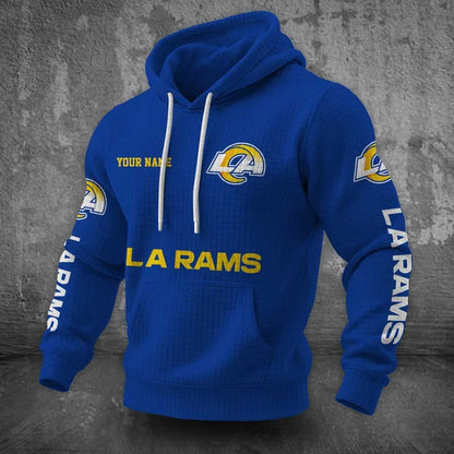 [SPECIAL OFFER] NEW CUSTOMIZED NFL22 LAR LOS ANGELES RAMS UNISEX HOODED SWEATSHIRT