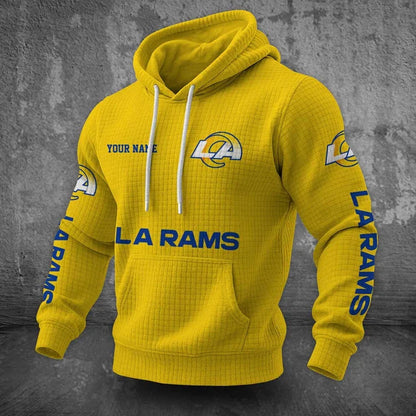 [SPECIAL OFFER] NEW CUSTOMIZED NFL22 LAR LOS ANGELES RAMS UNISEX HOODED SWEATSHIRT