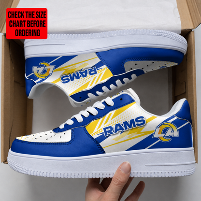 [SPECIAL OFFER] NEW CUSTOMIZED NFL22 LAR LOS ANGELES RAMS AF1 SNEAKERS