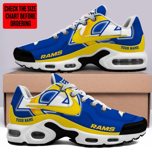 [SPECIAL OFFER] NEW CUSTOMIZED NFL22 LAR LOS ANGELES RAMS AIR MAX PLUS SNEAKERS