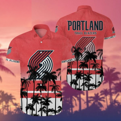 [HOT DEAL] NEW CUSTOMIZED NBA22 PTB PORTLAND TRAIL BLAZERS UNISEX HAWAIIAN SHIRT