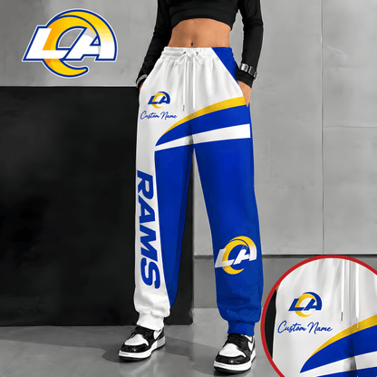 [SPECIAL OFFER] NEW CUSTOMIZED NFL22 LAR LOS ANGELES RAMS SWEATPANTS