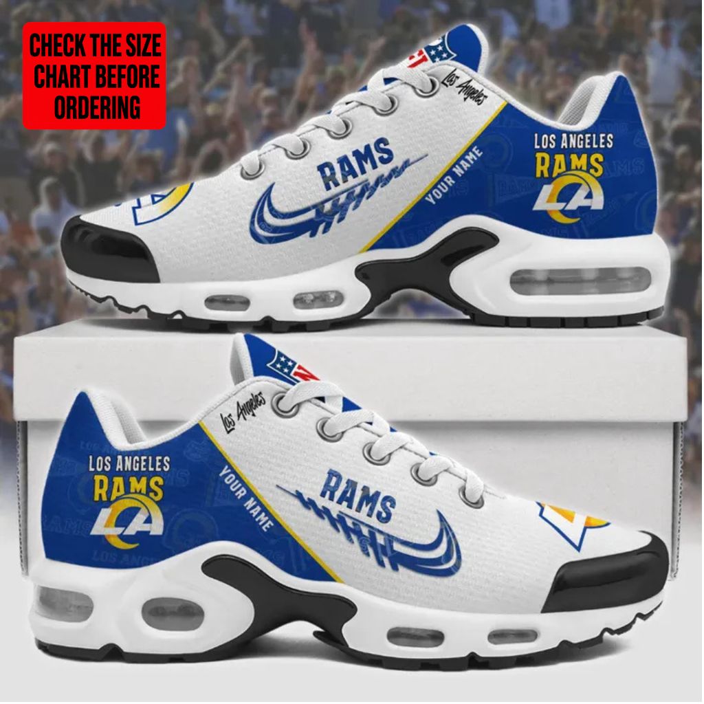 [SPECIAL OFFER] NEW CUSTOMIZED NFL22 LAR LOS ANGELES RAMS AIR MAX PLUS SNEAKERS