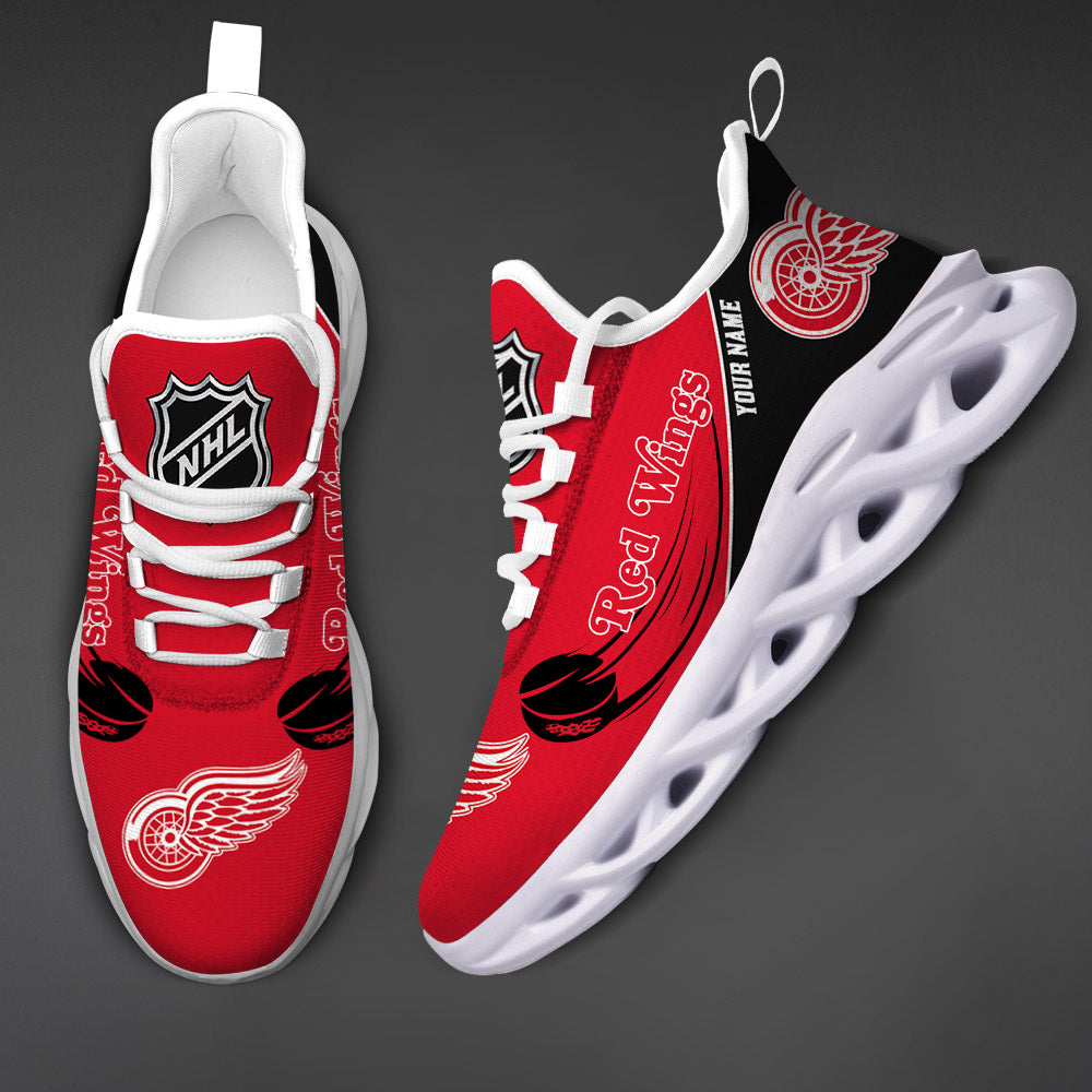 [SUPER SALE] NEW CUSTOMIZED NHL22 DRW DETROIT RED WINGS CLUNKY SNEAKERS