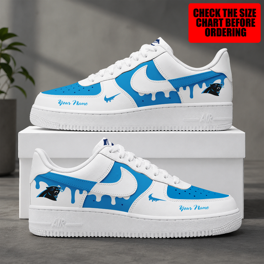 [SPECIAL OFFER] NEW CUSTOMIZED NFL23 CLP CAROLINA PANTHERS AF1 SHOES