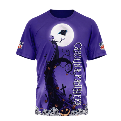 [SPECIAL OFFER] NEW CUSTOMIZED NFL23 CLP CAROLINA PANTHERS HALLOWEEN THE NIGHTMARE APPAREL