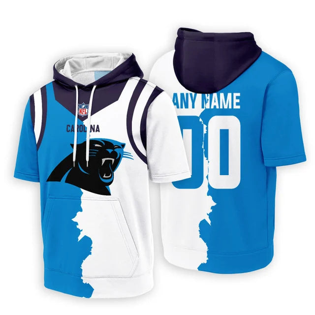 [SPECIAL OFFER] NEW CUSTOMIZED NFL23 CLP CAROLINA PANTHERS SHORT SLEEVE HOODIE T-SHIRT