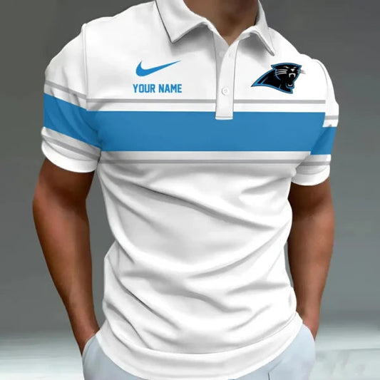 [SPECIAL OFFER] NEW CUSTOMIZED NFL23 CLP CAROLINA PANTHERS POLO SHIRT