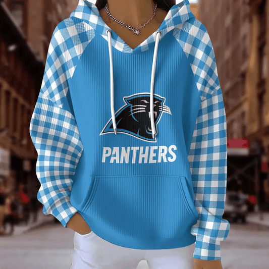 [SPECIAL OFFER] NEW CUSTOMIZED NFL23 CLP CAROLINA PANTHERS RIBBED HOODIE & SWEATSHIRT