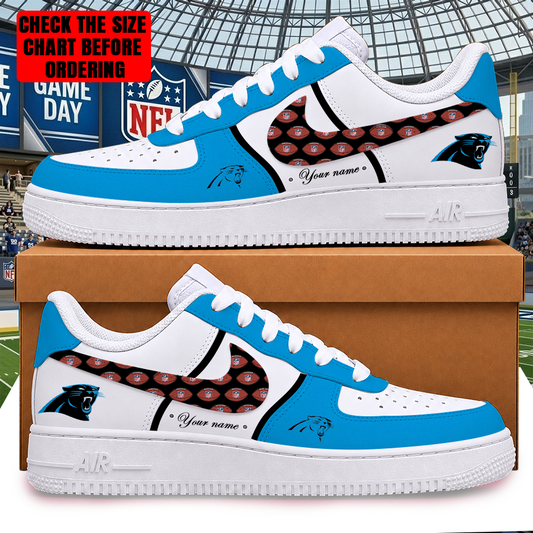 [SPECIAL OFFER] NEW CUSTOMIZED NFL23 CLP CAROLINA PANTHERS AF1 SHOES