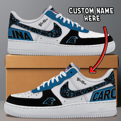 LIMITED EDITION - NEW CUSTOMIZED NFL23 CLP CAROLINA PANTHERS AF1 SNEAKERS