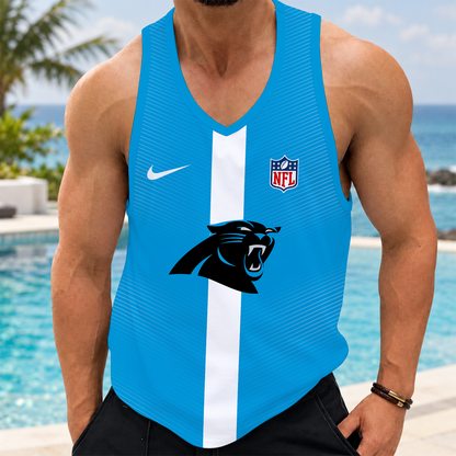[SPECIAL OFFER] NEW CUSTOMIZED NFL23 CLP CAROLINA PANTHERS UNISEX TANK TOP