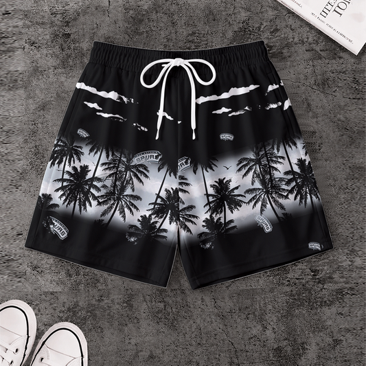 [HOT DEAL] NEW CUSTOMIZED NBA23 SAS SAN ANTONIO SPURS SHORT PANTS