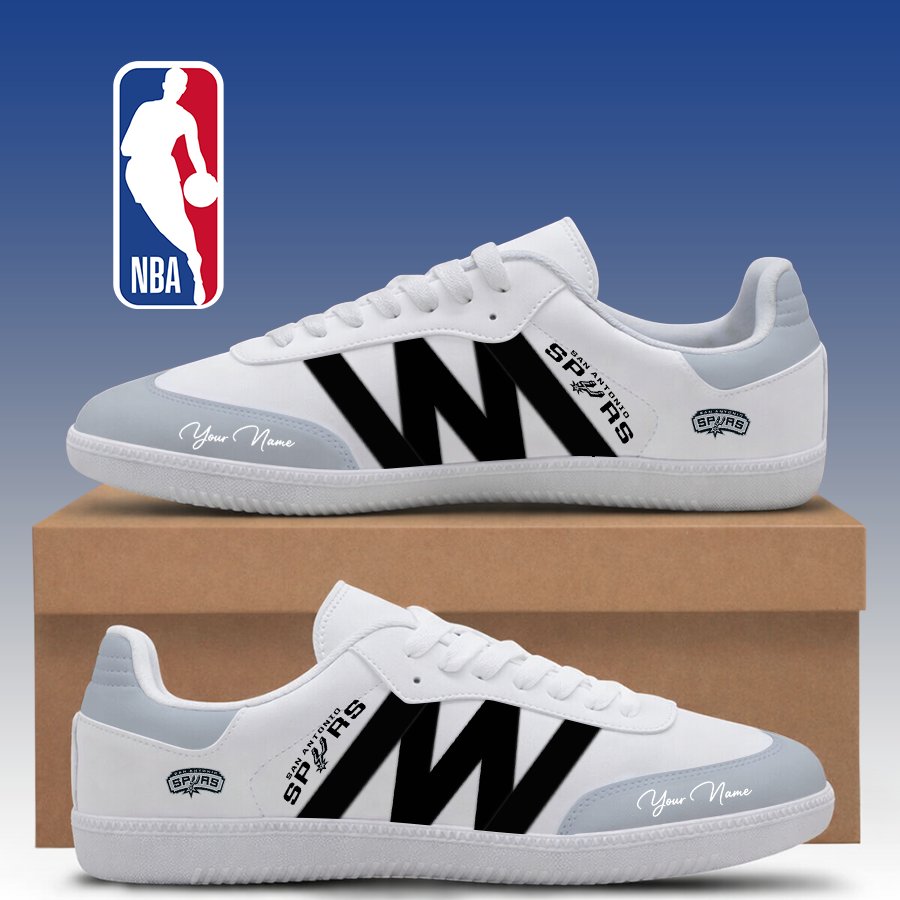 [HOT DEAL] NEW CUSTOMIZED NBA23 SAS SAN ANTONIO SPURS CLASSIC SNEAKERS