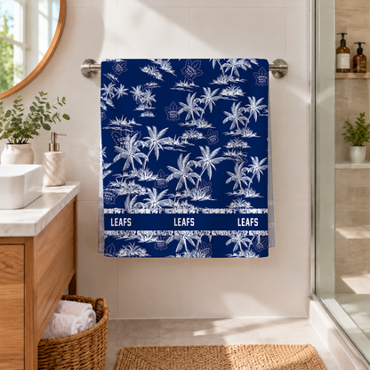 [SUPER SALE] NEW CUSTOMIZED NHL23 TML TORONTO MAPLE LEAFS BEACH TOWEL