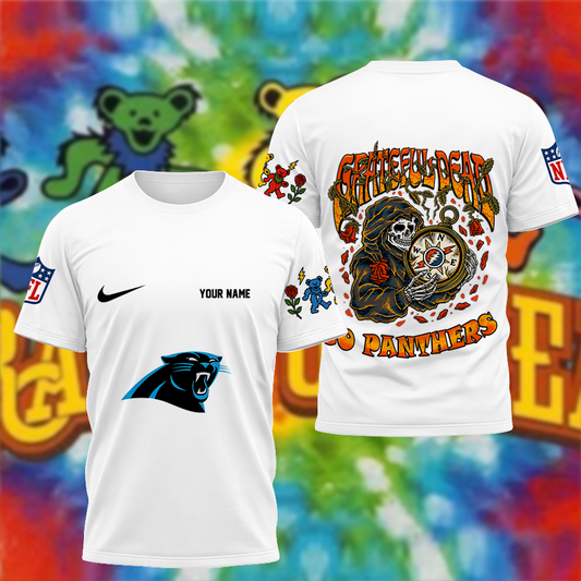 [SPECIAL OFFER] NEW CUSTOMIZED NFL23 CLP CAROLINA PANTHERS x GRATEFUL DEAD T-SHIRT, HOODIE, ZIP HOODIE