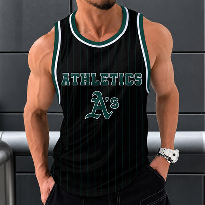 [FLASH SALE] NEW CUSTOMIZED MLB23 OAS OAKLAND ATHLETICS UNISEX TANK TOP