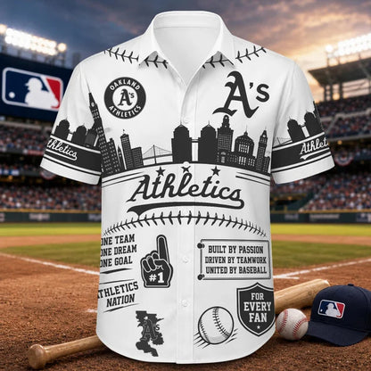[FLASH SALE] NEW CUSTOMIZED MLB23 OAS OAKLAND ATHLETICS UNISEX HAWAIIAN SHIRT