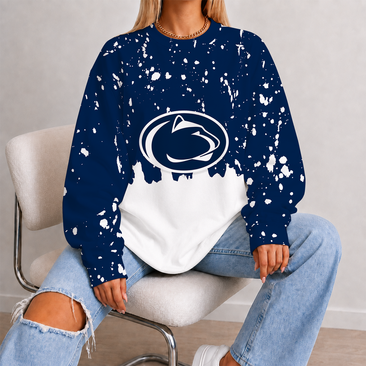 [FAN FAVORITE] NEW CUSTOMIZED NCAA FBS23 PNL PENN STATE NITTANY LIONS UNISEX SWEATSHIRT
