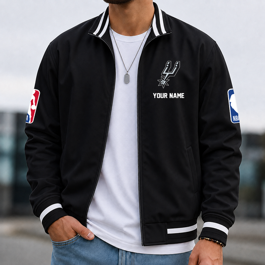 [HOT DEAL] NEW CUSTOMIZED NBA23 SAS SAN ANTONIO SPURS MULTICOLOR MEN'S CASUAL JACKET