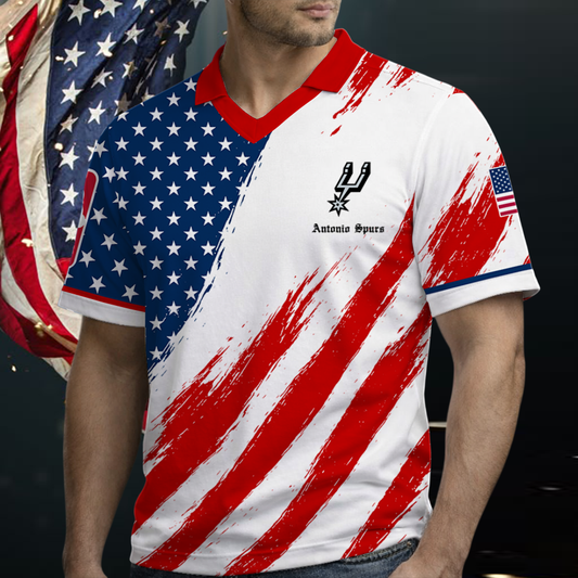 [HOT DEAL] NEW CUSTOMIZED NBA23 SAS SAN ANTONIO SPURS POLO SHIRT