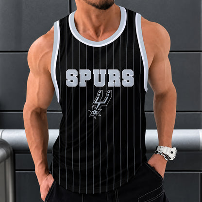 [HOT DEAL] NEW CUSTOMIZED NBA23 SAS SAN ANTONIO SPURS UNISEX TANK TOP