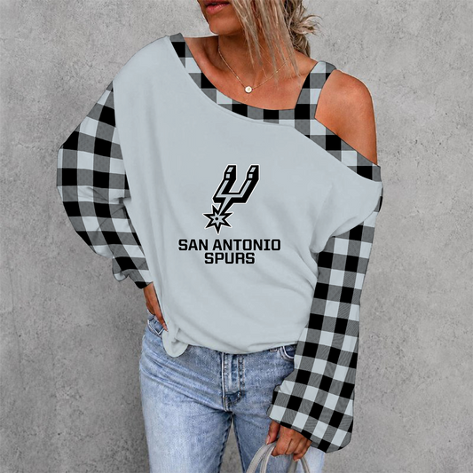 [HOT DEAL] NEW CUSTOMIZED NBA23 SAS SAN ANTONIO SPURS DROP SHOULDER SWEATSHIRT
