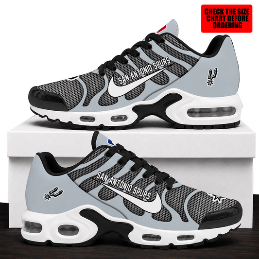 [HOT DEAL] NEW CUSTOMIZED NBA23 SAS SAN ANTONIO SPURS AIR MAX PLUS SNEAKERS