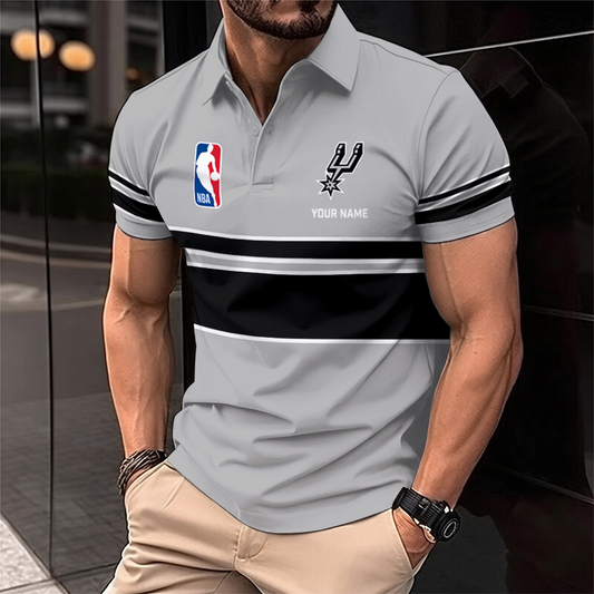 [HOT DEAL] NEW CUSTOMIZED NBA23 SAS SAN ANTONIO SPURS POLO SHIRT