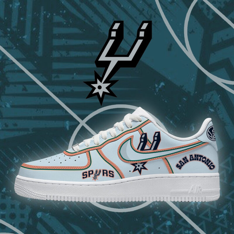 [HOT DEAL] NEW CUSTOMIZED NBA23 SAS SAN ANTONIO SPURS AF1 SHOES