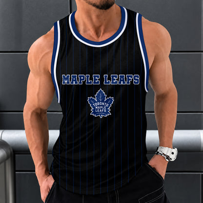 [SUPER SALE] NEW CUSTOMIZED NHL23 TML TORONTO MAPLE LEAFS UNISEX TANK TOP