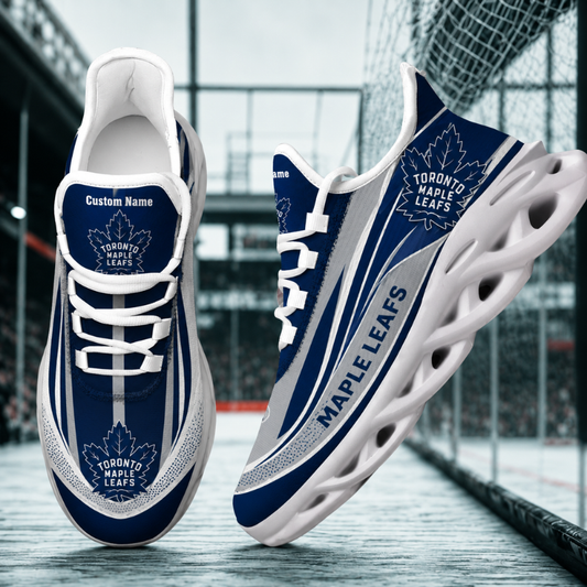 [SUPER SALE ] NEW CUSTOMIZED NHL23 TML TORONTO MAPLE LEAFS MAX SOUL SHOES