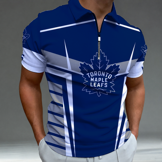 [SUPER SALE] NEW CUSTOMIZED NHL23 TML TORONTO MAPLE LEAFS POLO SHIRT
