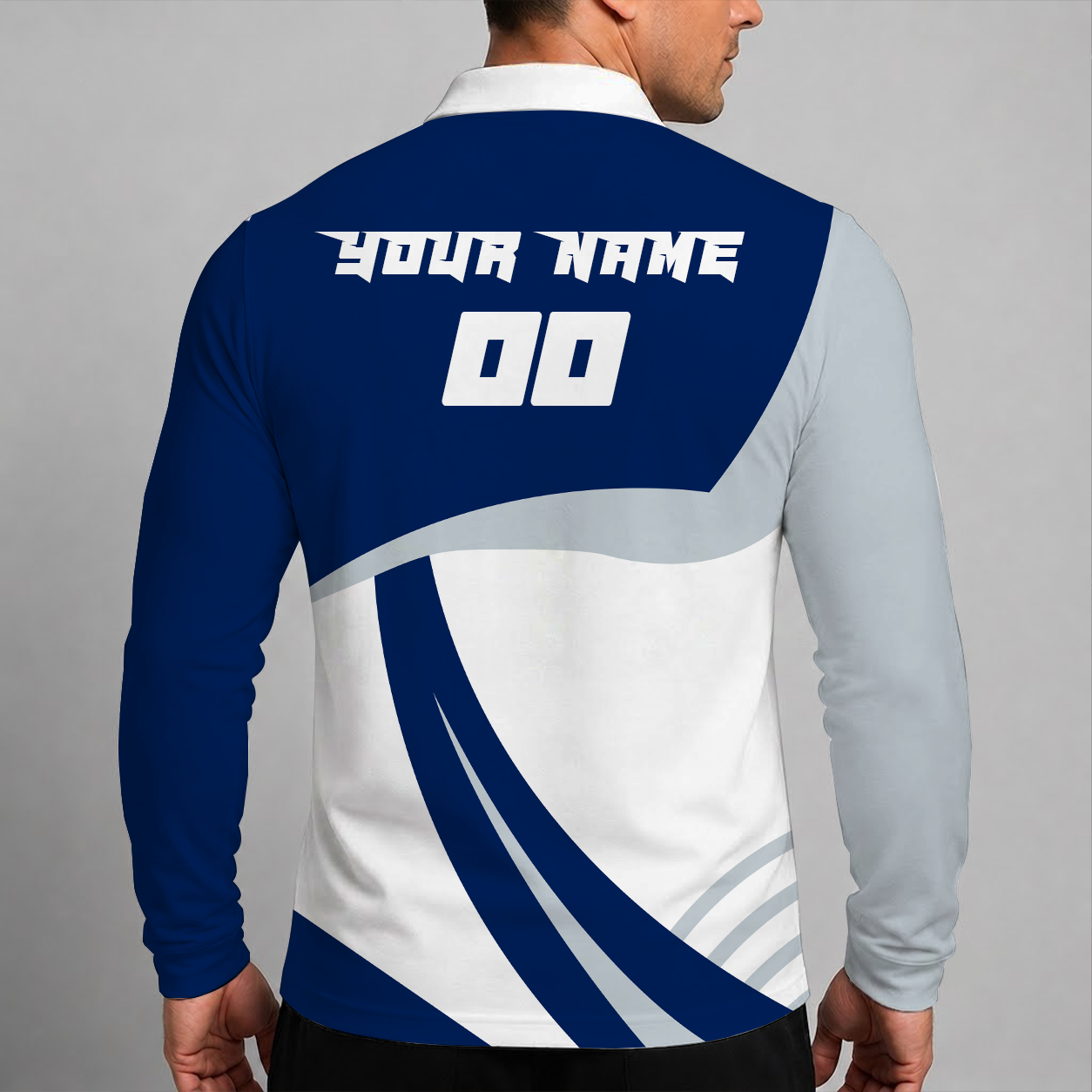 [SUPER SALE] NEW CUSTOMIZED NHL23 TML TORONTO MAPLE LEAFS MEN LONG SLEEVE POLO