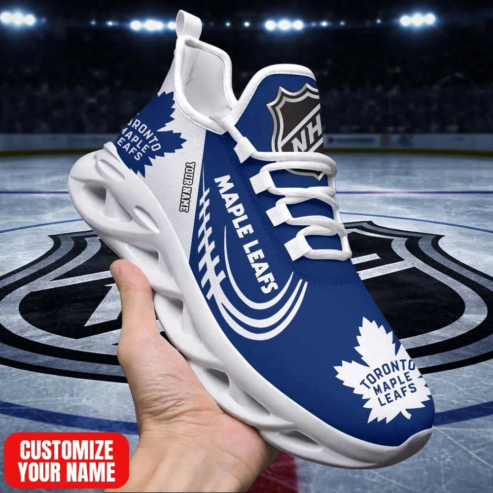 [SUPER SALE] NEW CUSTOMIZED NHL23 TML TM LEAFS PREMIUM CLUNKY SNEAKERS