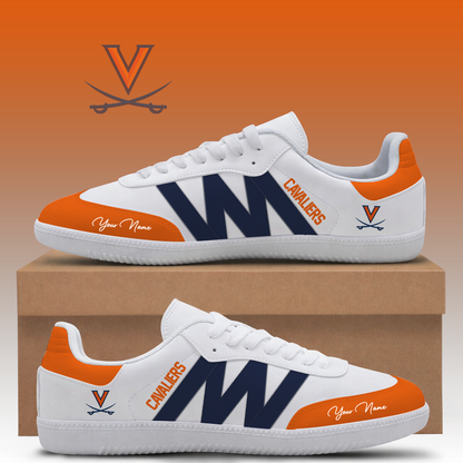 [FAN FAVORITE] NEW CUSTOMIZED NCAA MAM23 VIC VIRGINIA CAVALIERS CLASSIC SNEAKERS