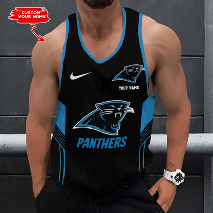 LIMITED EDITION - NEW CUSTOMIZED NFL23 CLP CAROLINA PANTHERS UNISEX TANK TOP