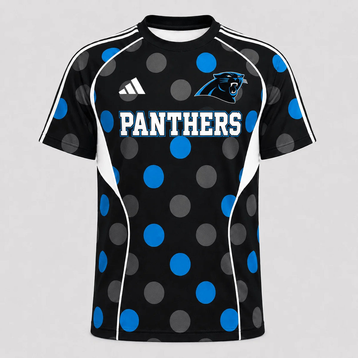 [SPECIAL OFFER] NEW CUSTOMIZED NFL23 CLP CAROLINA PANTHERS RAGLAN TEE