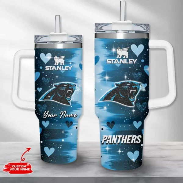 [SPECIAL OFFER] NEW CUSTOMIZED NFL23 CLP CAROLINA PANTHERS HALLOWEEN  40OZ TUMBLER