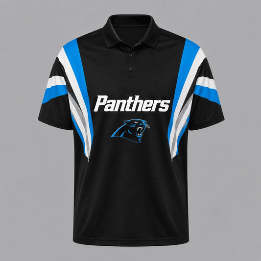 [SPECIAL OFFER] NEW CUSTOMIZED NFL23 CLP CAROLINA PANTHERS POLO SHIRT