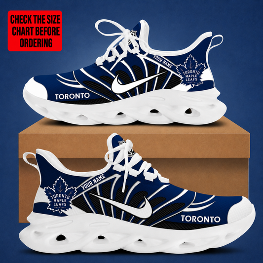 [SUPER SALE] NEW CUSTOMIZED NHL23 TML TORONTO MAPLE LEAFS CLUNKY SNEAKERS